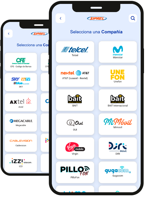 App para Vender Recargas Electrónicas y Pago de Servicios