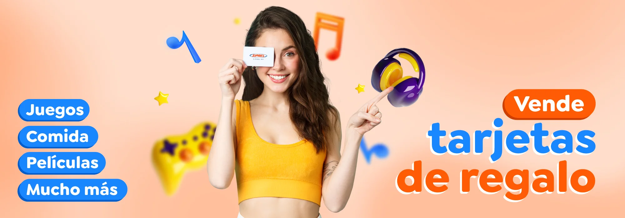 Quiero vender tarjetas de regalo giftcards en mi negocio
