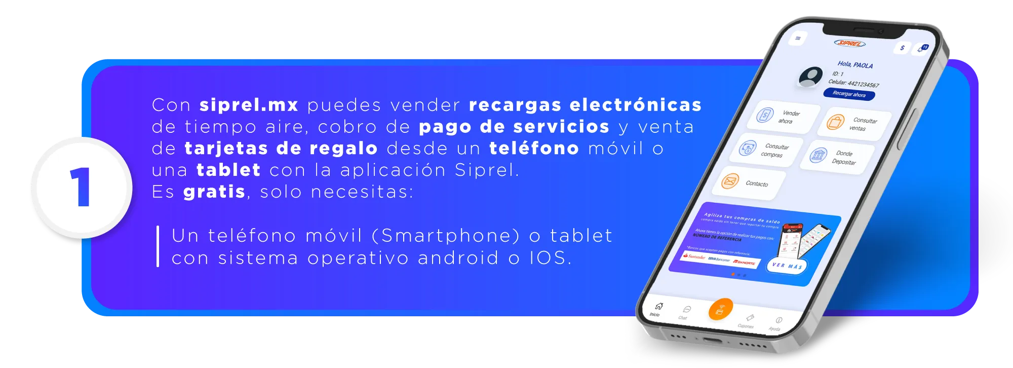Vende recargas electrónicas Telcel y tiempo aire en tu tienda de abarrotes. Ofrece recargas por internet y pago de servicios.